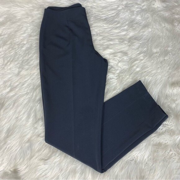 Elie Tahari Women's Slate Gray Minimalist Tapered Leg Career Pants‎ 2/W28/L28 - Picture 2 of 15